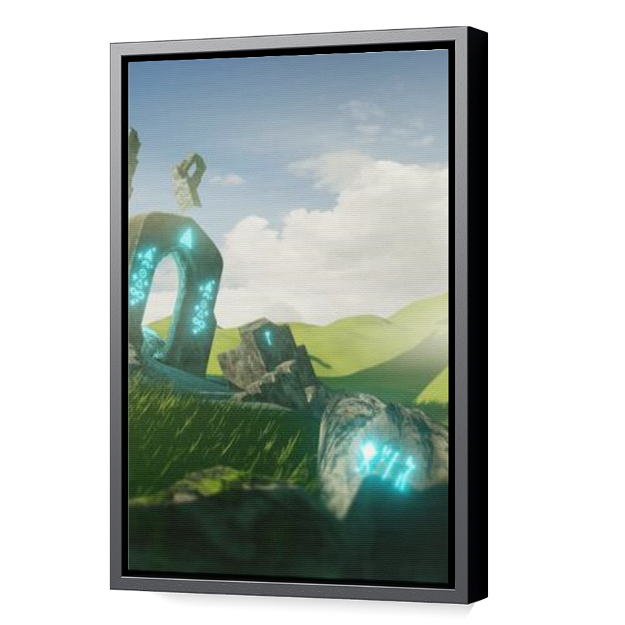 Thumbnail for Canvas - Black Floating Frame