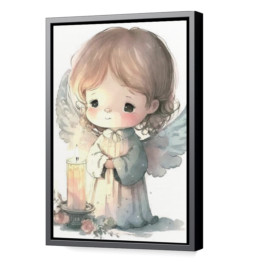 Thumbnail for Canvas - Black Floating Frame
