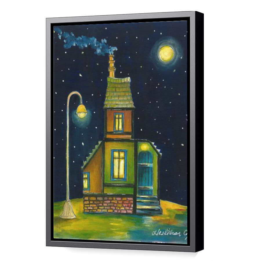 Thumbnail for Canvas - Black Floating Frame