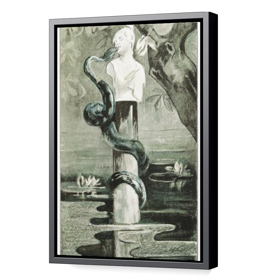 Thumbnail for Canvas - Black Floating Frame
