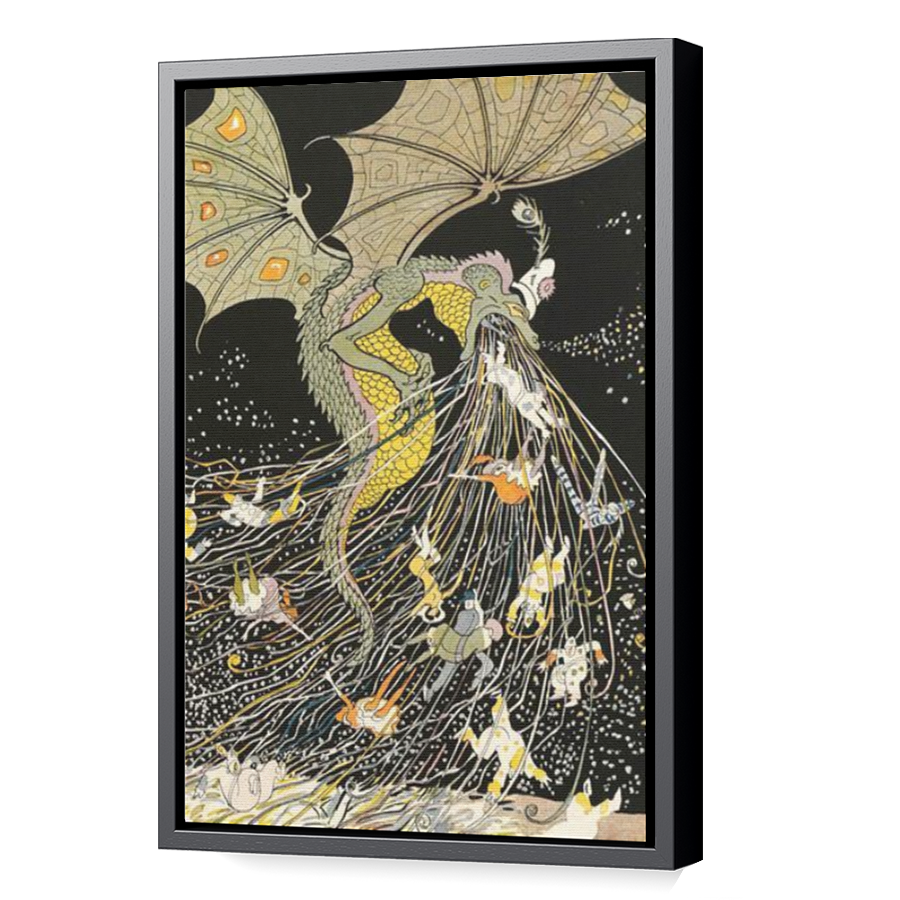 Thumbnail for Canvas - Black Floating Frame