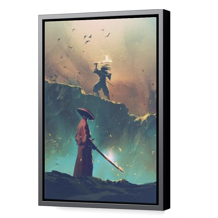 Thumbnail for Canvas - Black Floating Frame