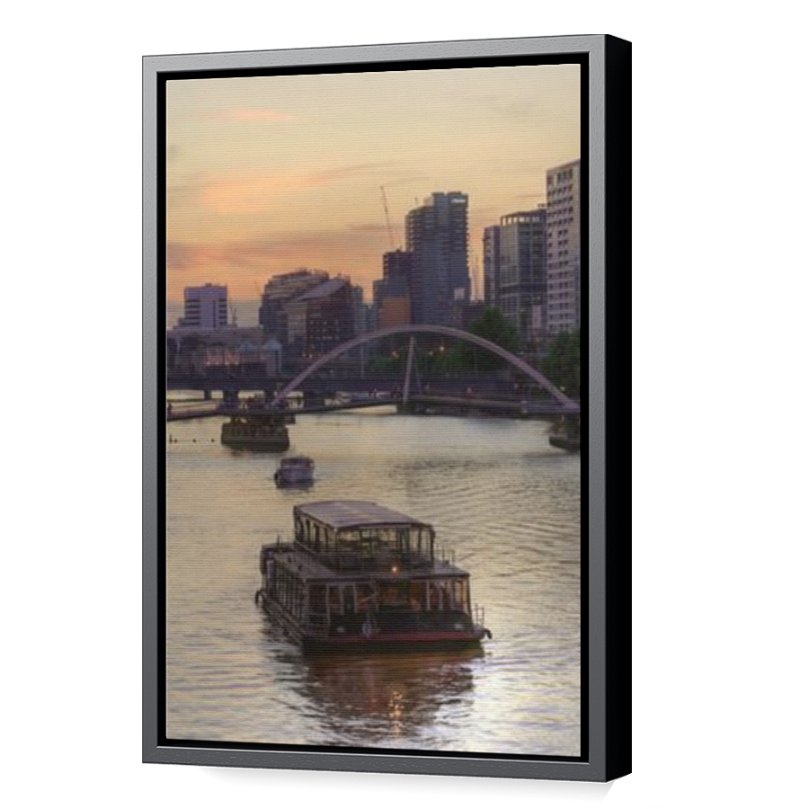 Thumbnail for Canvas - Black Floating Frame