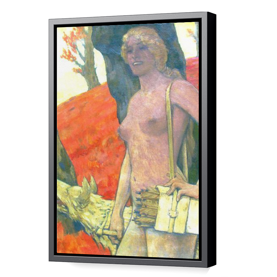 Thumbnail for Canvas - Black Floating Frame
