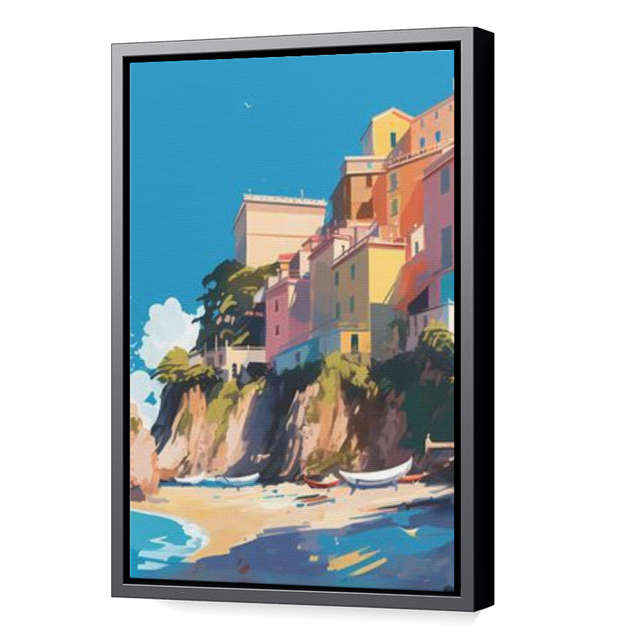 Thumbnail for Canvas - Black Floating Frame
