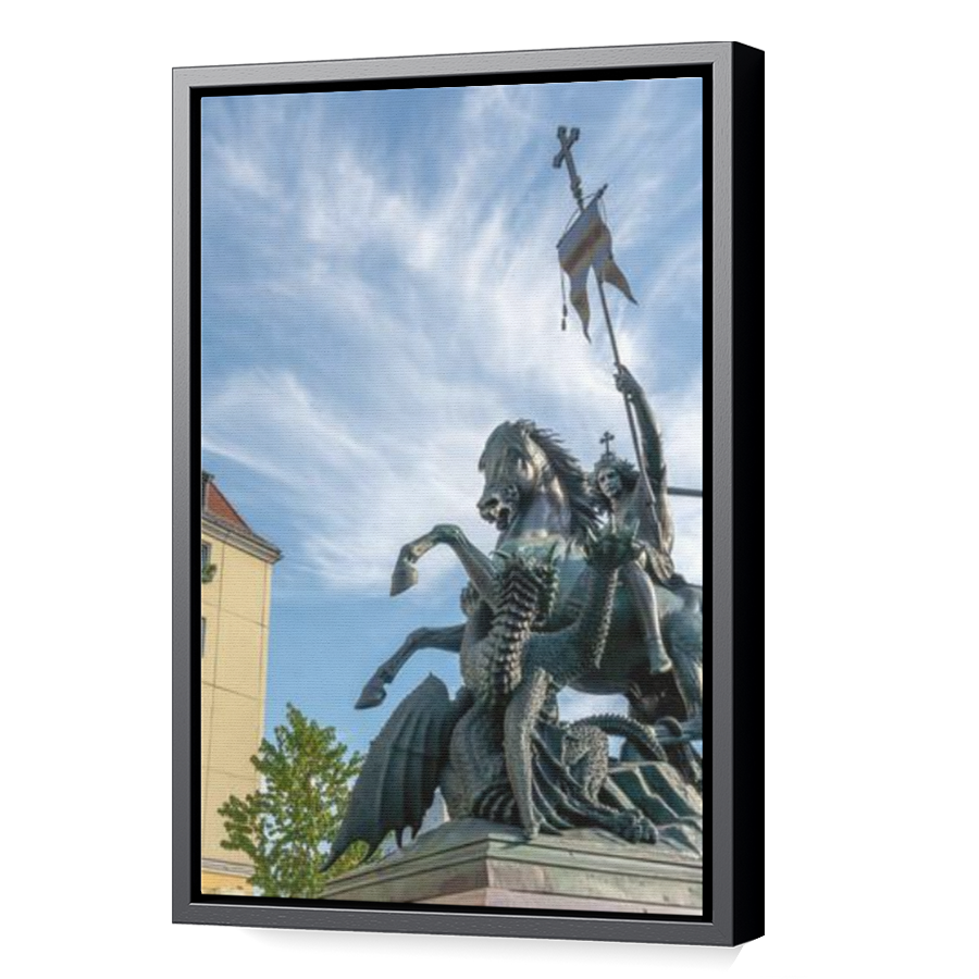 Thumbnail for Canvas - Black Floating Frame