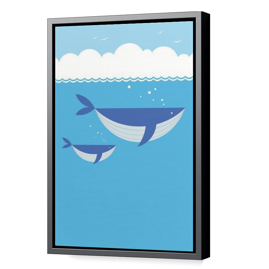 Thumbnail for Canvas - Black Floating Frame