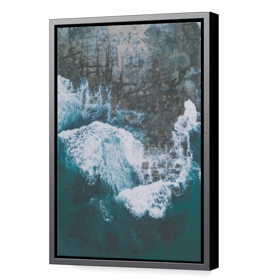 Thumbnail for Canvas - Black Floating Frame