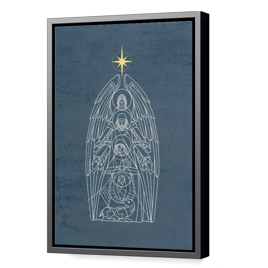 Thumbnail for Canvas - Black Floating Frame