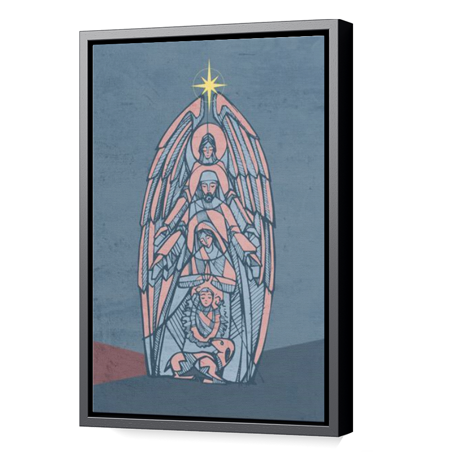 Thumbnail for Canvas - Black Floating Frame