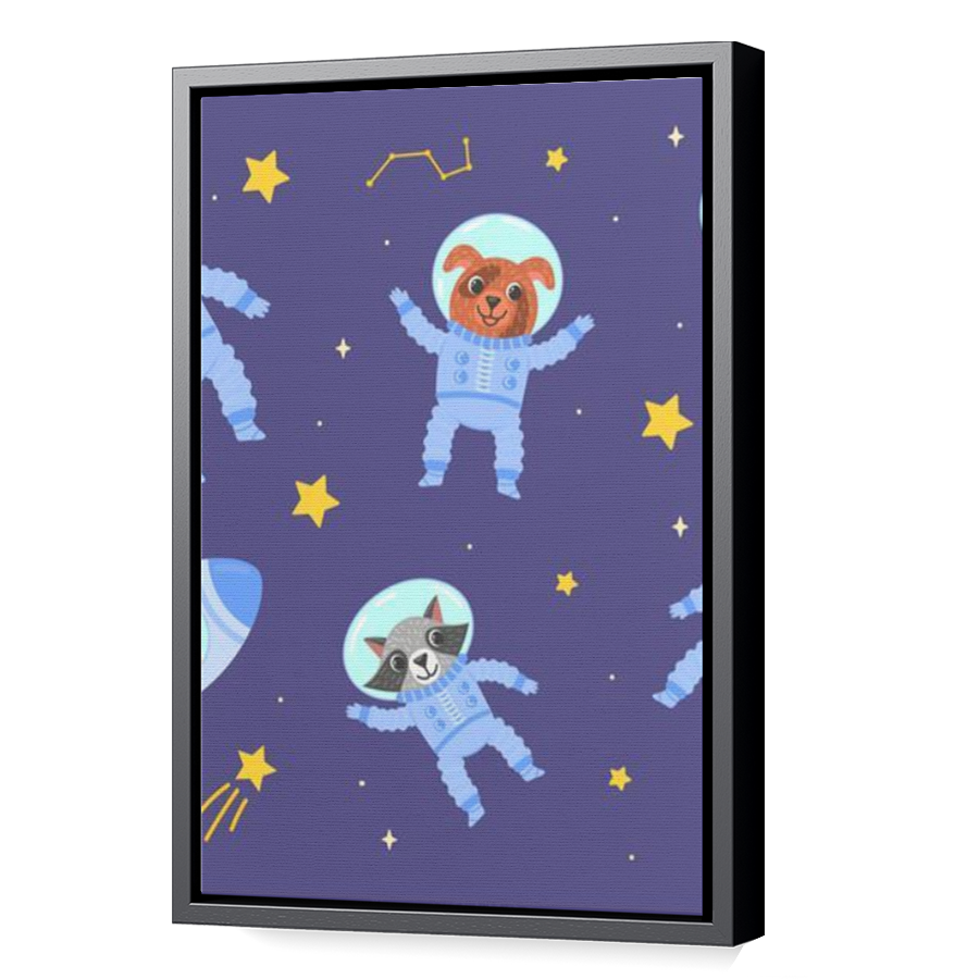 Thumbnail for Canvas - Black Floating Frame