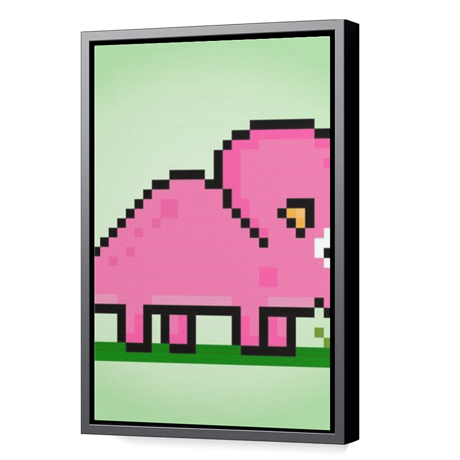 Thumbnail for Canvas - Black Floating Frame