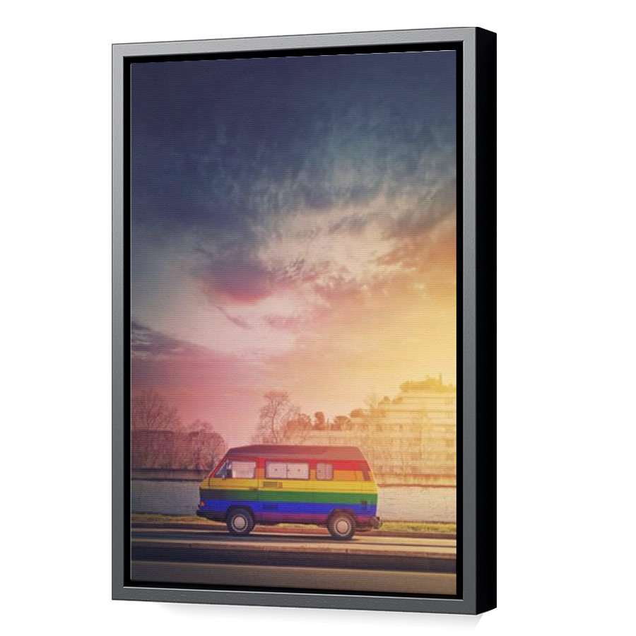 Thumbnail for Canvas - Black Floating Frame