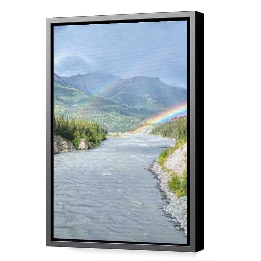 Thumbnail for Canvas - Black Floating Frame