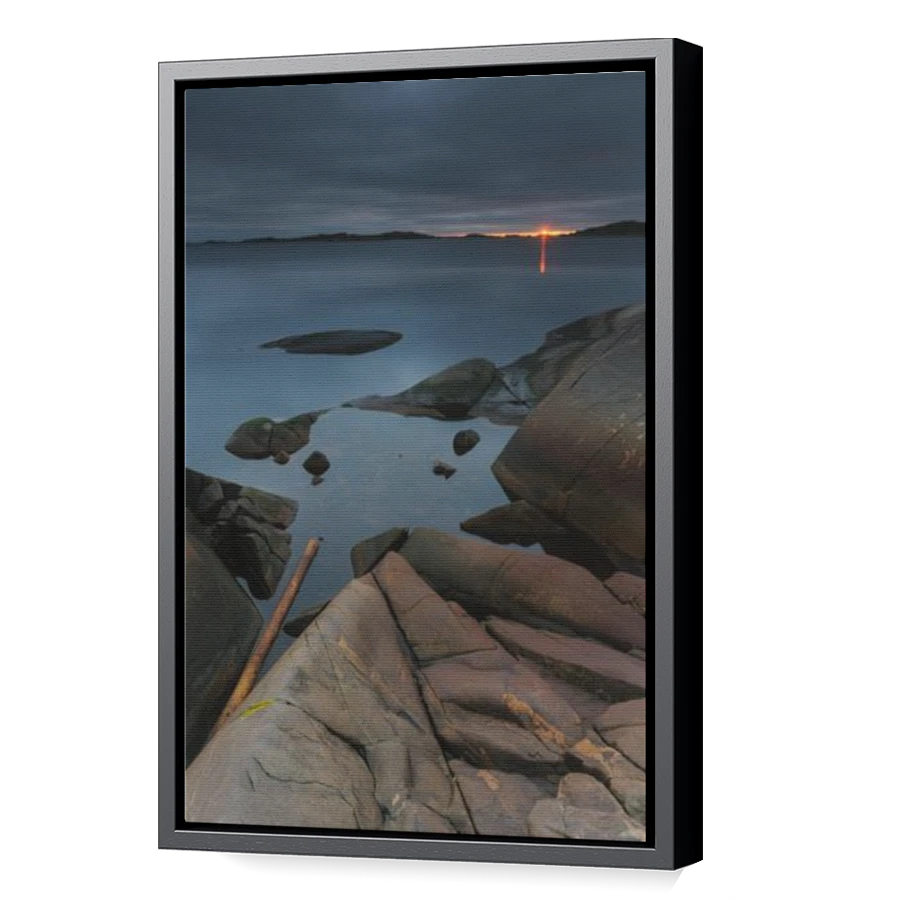 Thumbnail for Canvas - Black Floating Frame