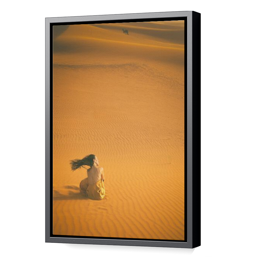 Thumbnail for Canvas - Black Floating Frame
