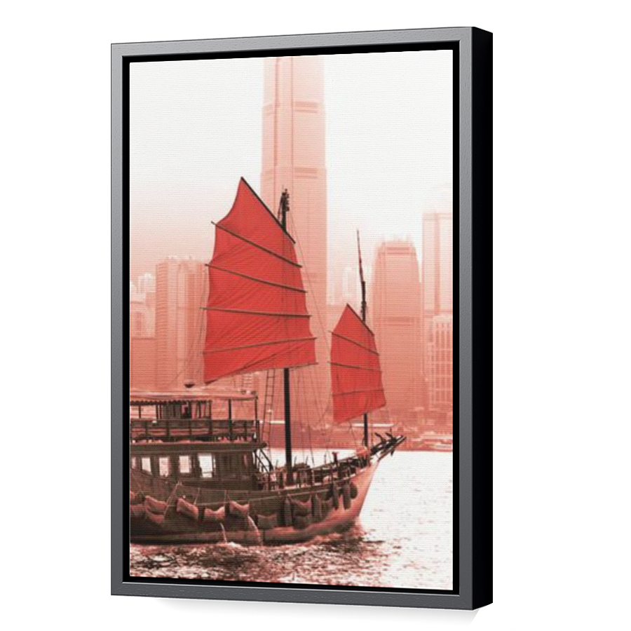 Thumbnail for Canvas - Black Floating Frame