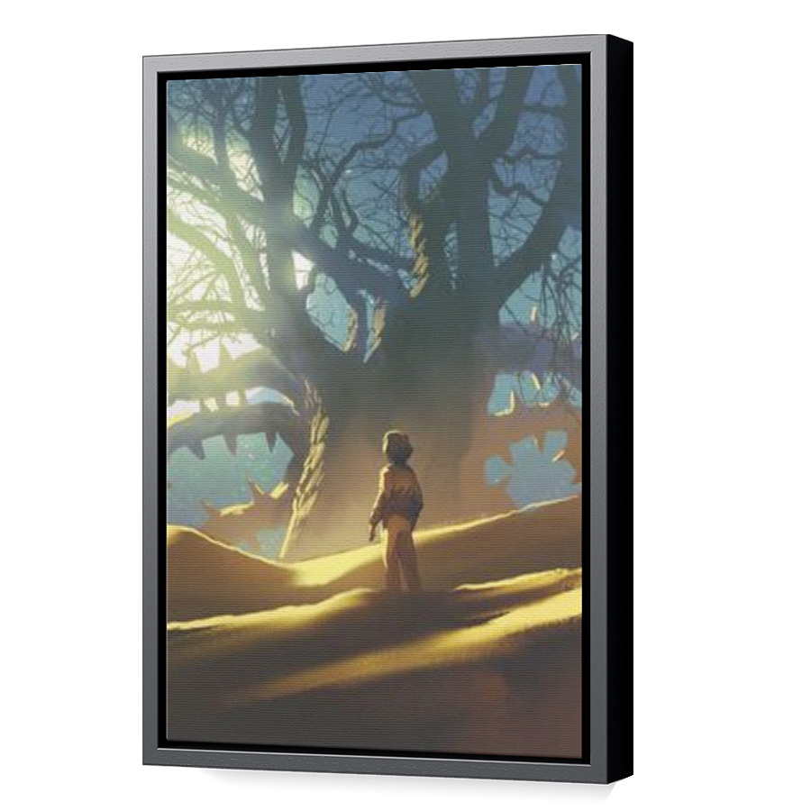 Thumbnail for Canvas - Black Floating Frame