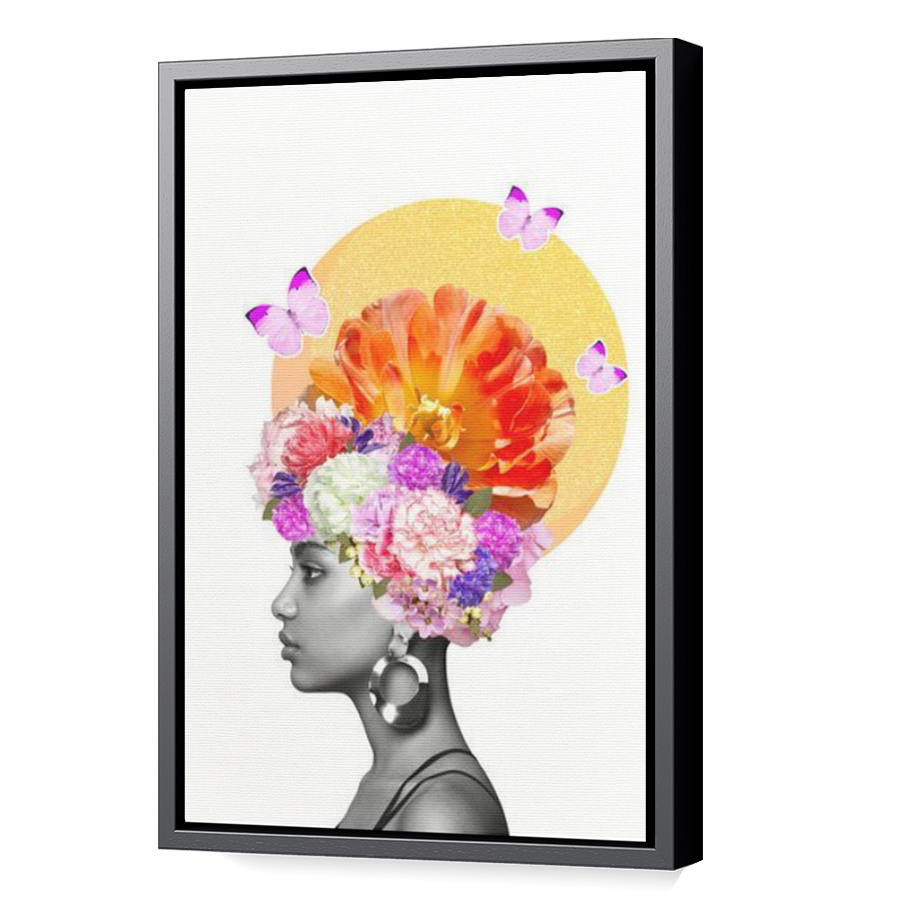 Thumbnail for Canvas - Black Floating Frame