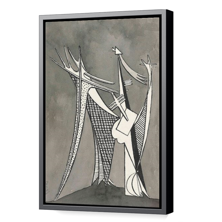 Thumbnail for Canvas - Black Floating Frame