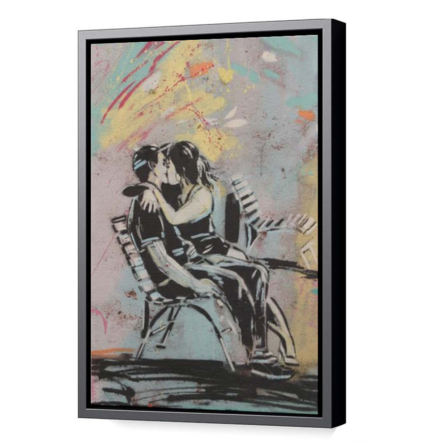Thumbnail for Canvas - Black Floating Frame