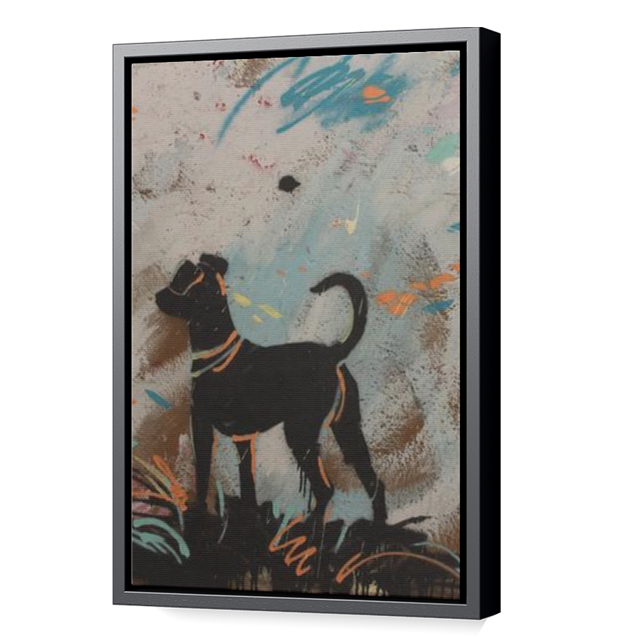 Thumbnail for Canvas - Black Floating Frame