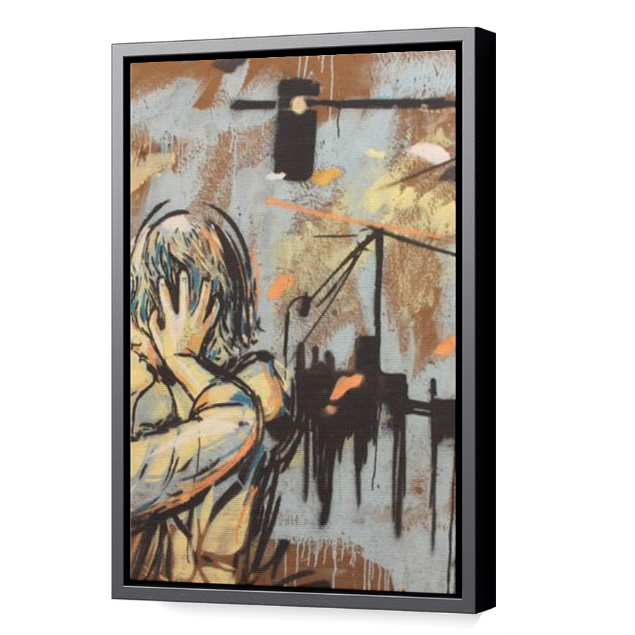Thumbnail for Canvas - Black Floating Frame