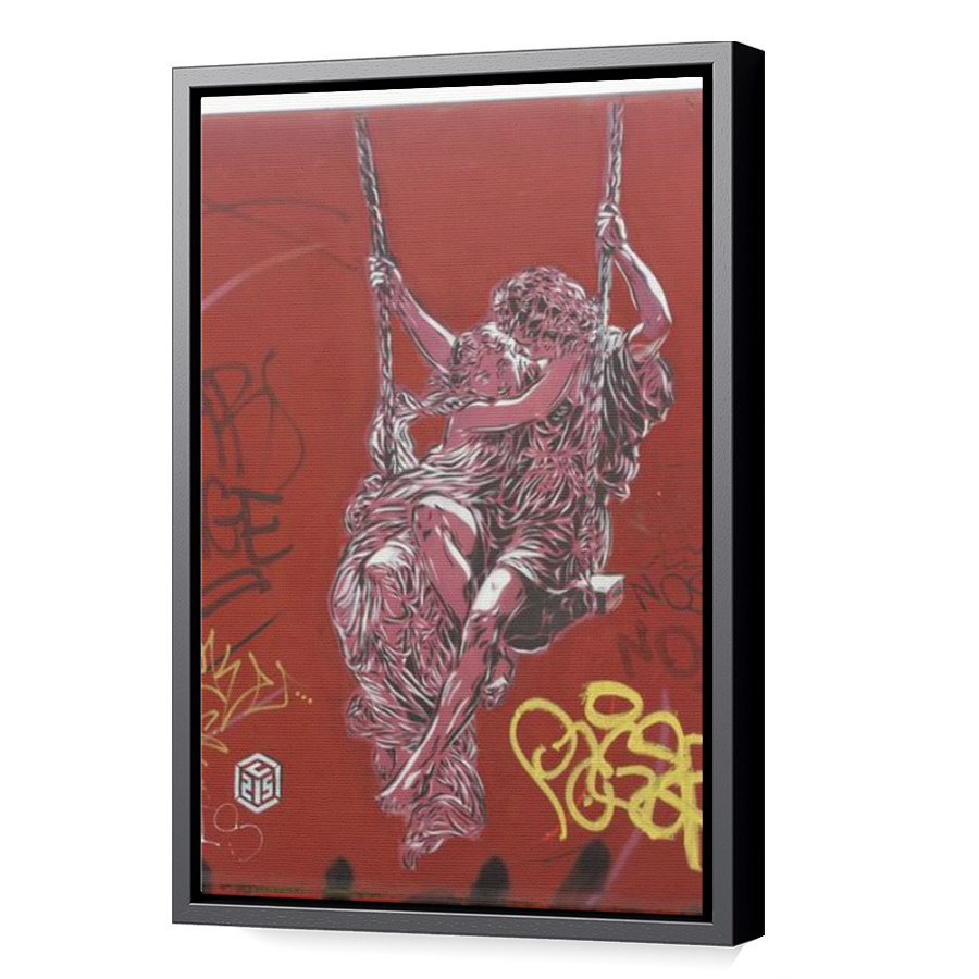 Thumbnail for Canvas - Black Floating Frame