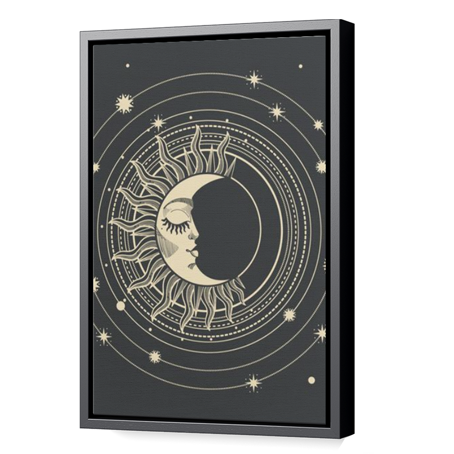 Thumbnail for Canvas - Black Floating Frame