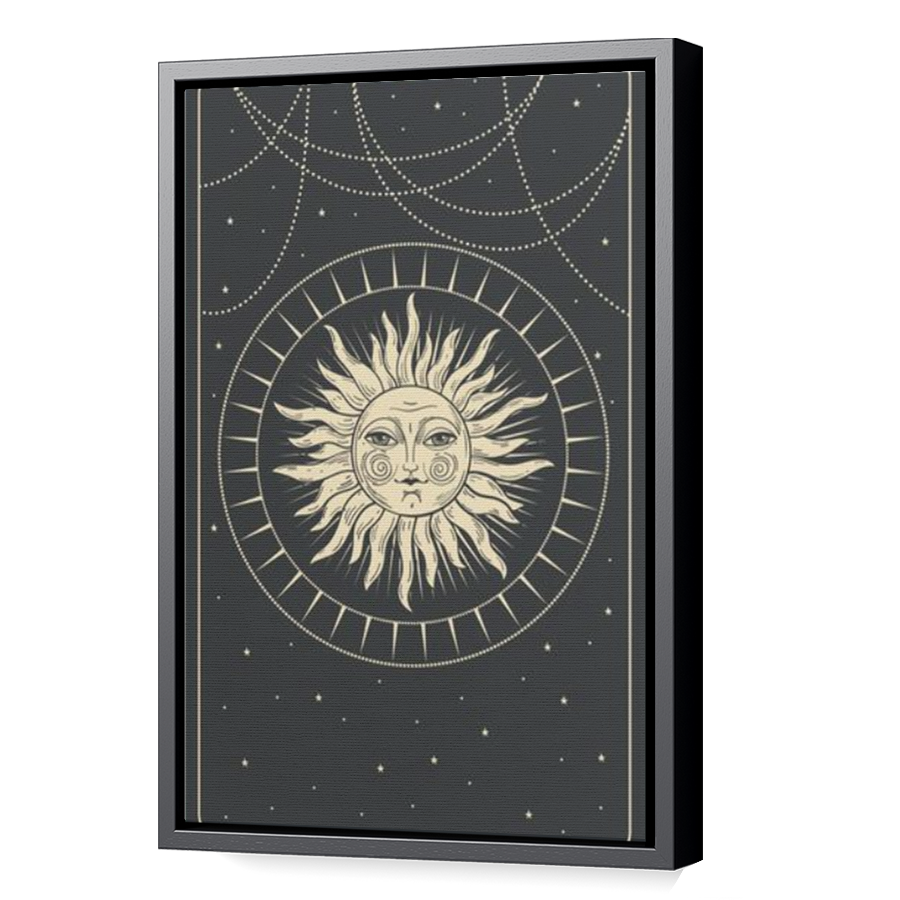 Thumbnail for Canvas - Black Floating Frame