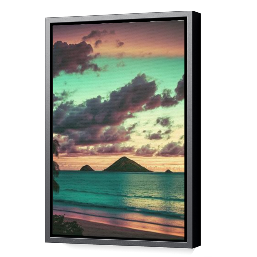Thumbnail for Canvas - Black Floating Frame