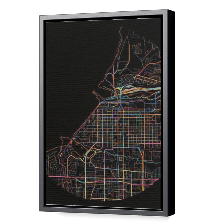 Thumbnail for Canvas - Black Floating Frame