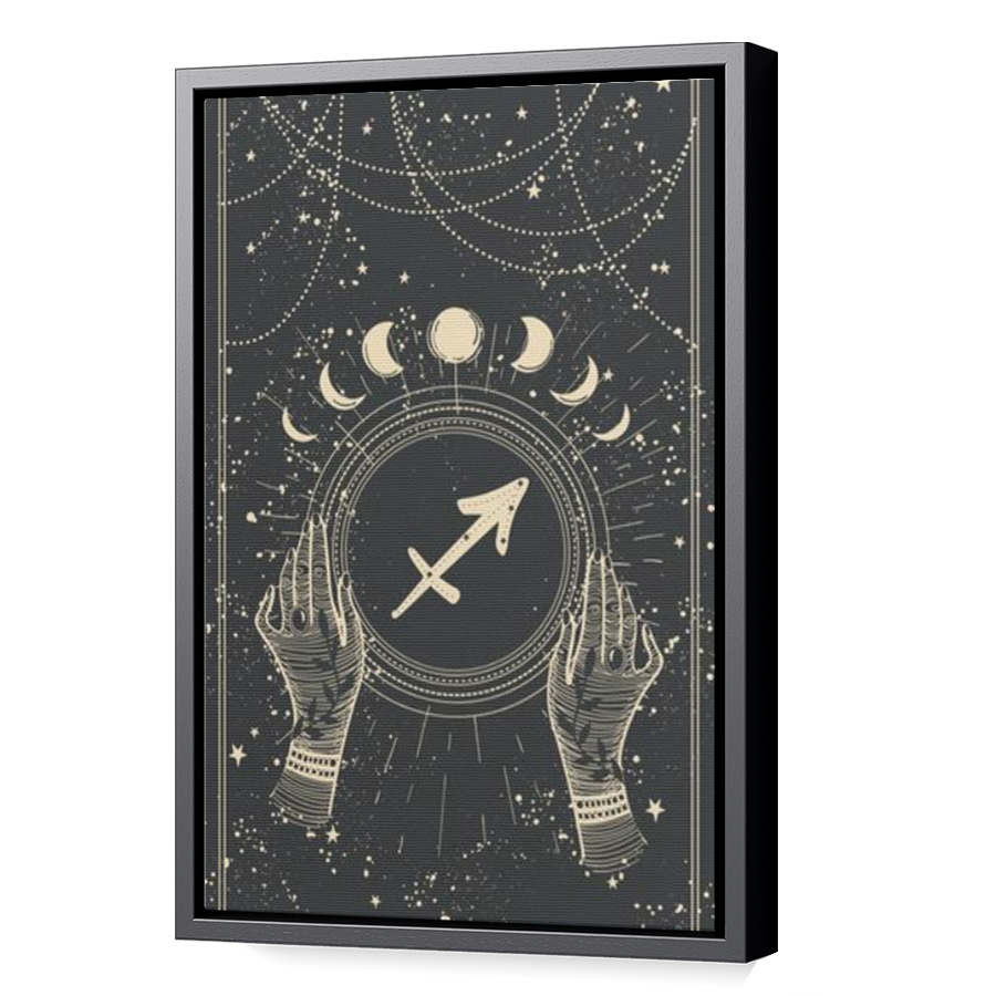 Thumbnail for Canvas - Black Floating Frame
