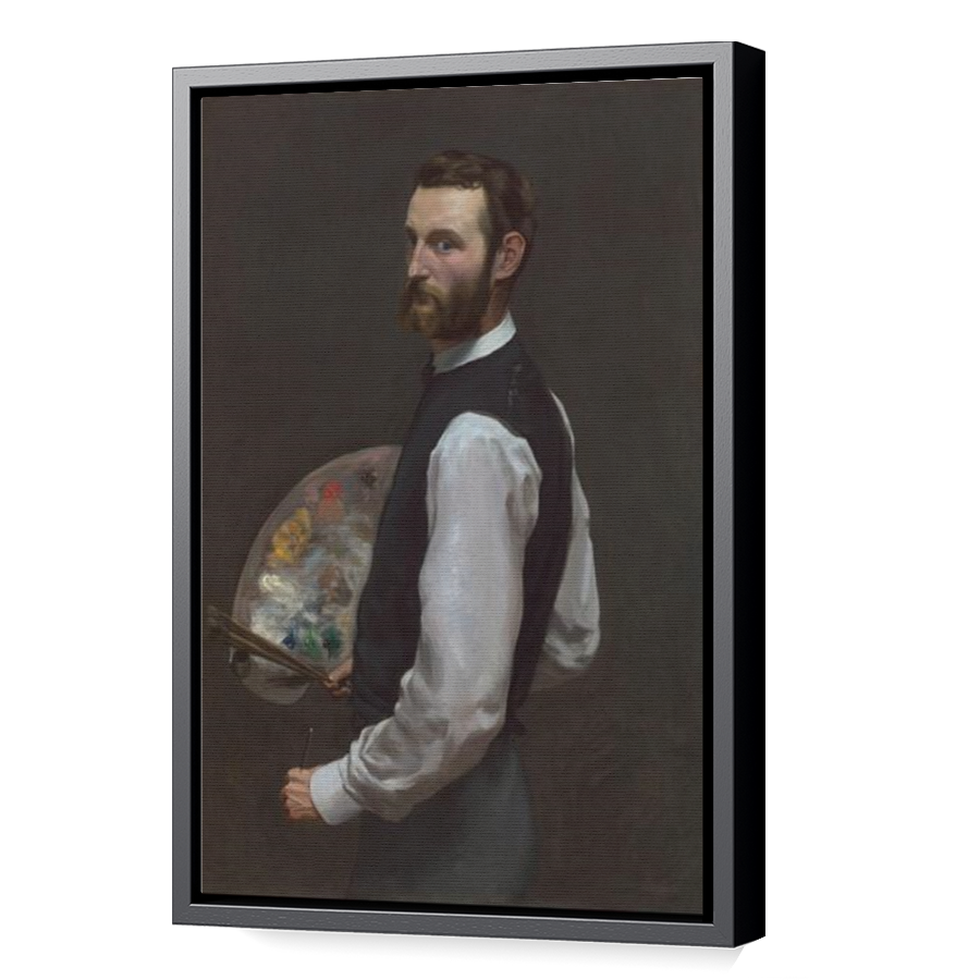 Thumbnail for Canvas - Black Floating Frame