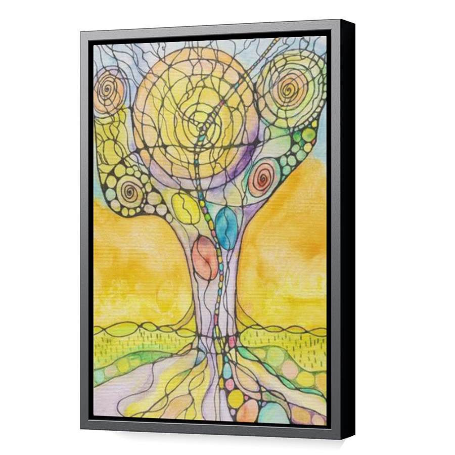 Thumbnail for Canvas - Black Floating Frame