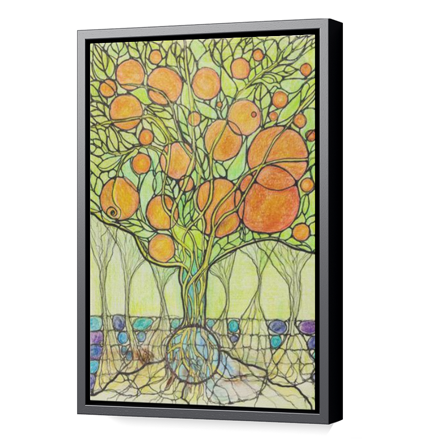 Thumbnail for Canvas - Black Floating Frame
