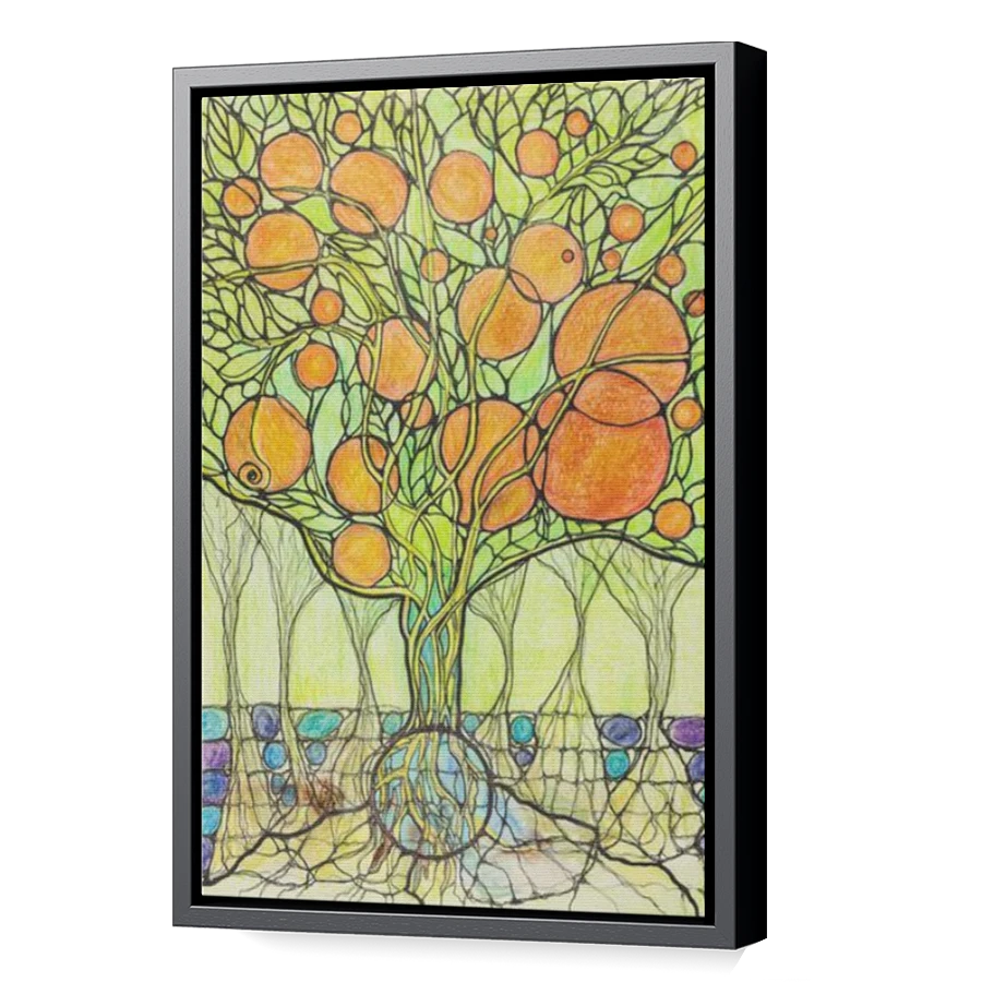 Thumbnail for Canvas - Black Floating Frame