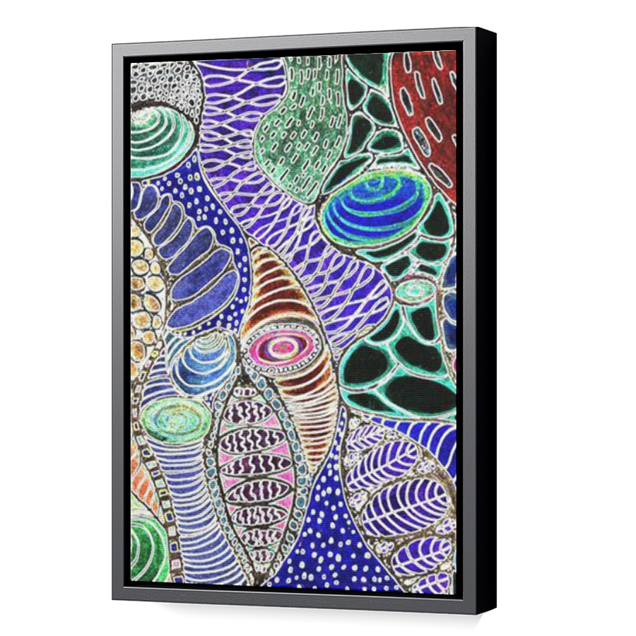 Thumbnail for Canvas - Black Floating Frame