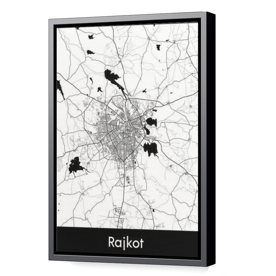 Thumbnail for Canvas - Black Floating Frame