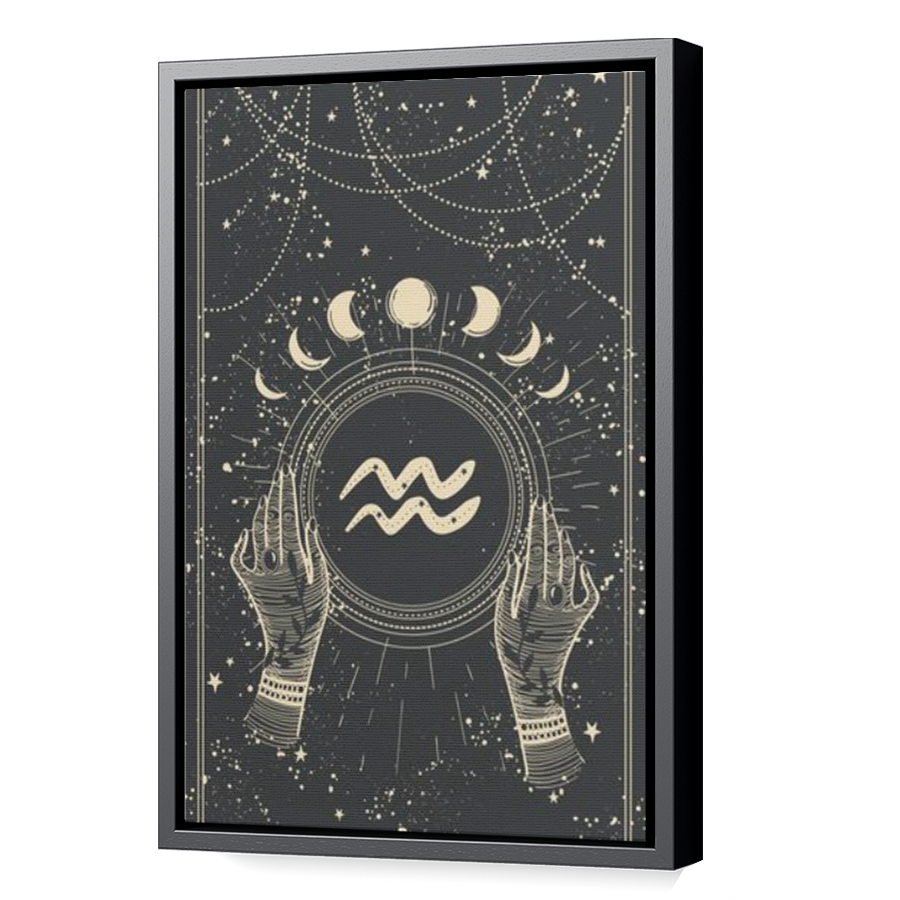 Thumbnail for Canvas - Black Floating Frame