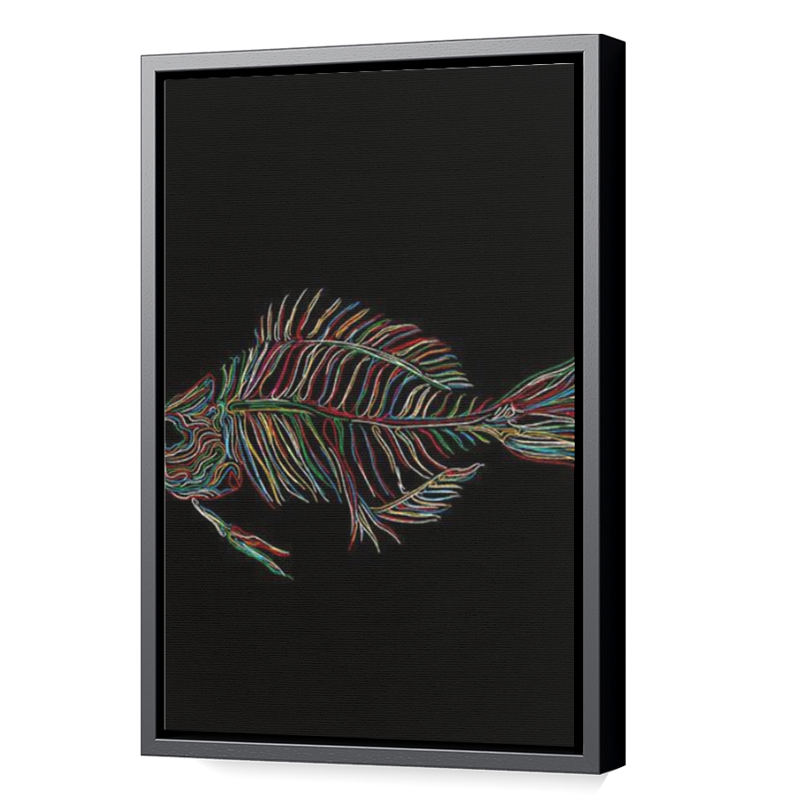 Thumbnail for Canvas - Black Floating Frame