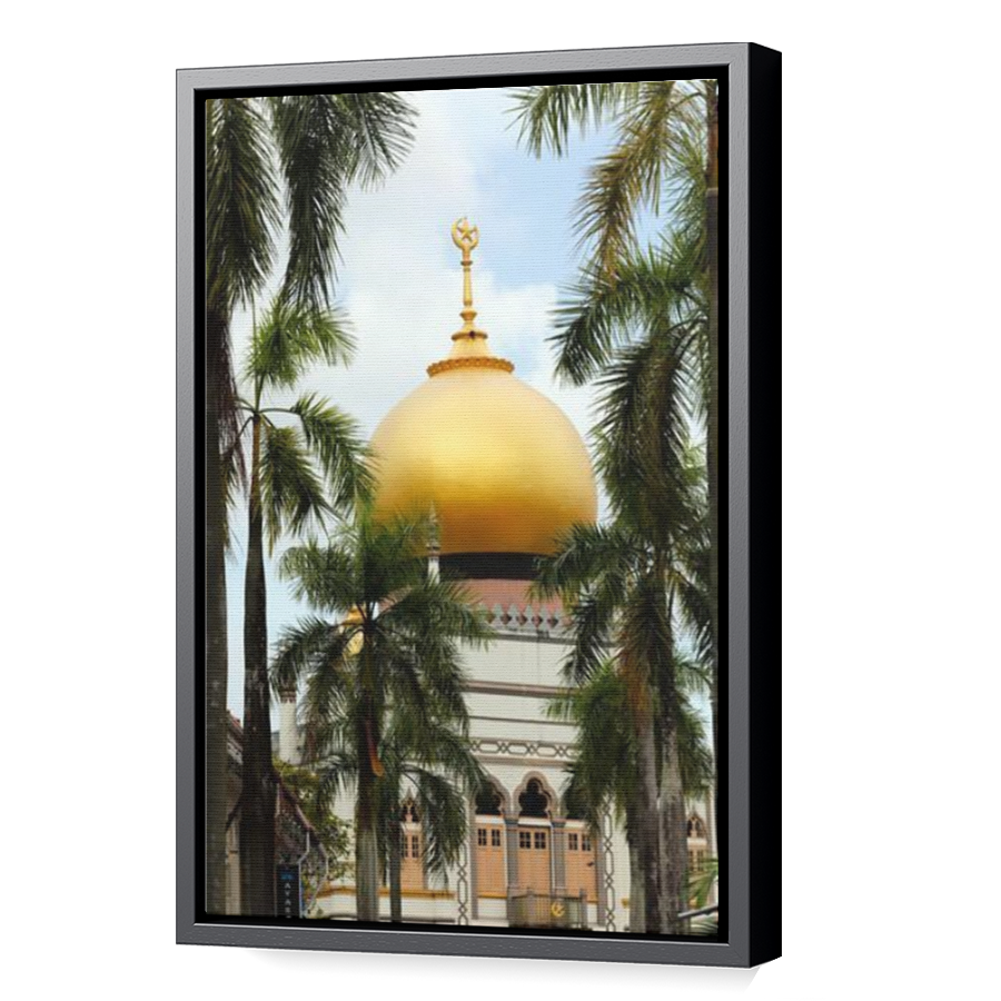 Thumbnail for Canvas - Black Floating Frame