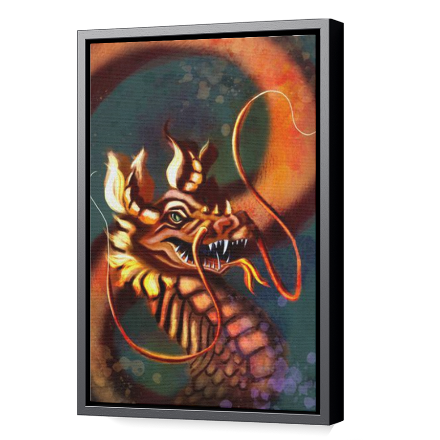 Thumbnail for Canvas - Black Floating Frame