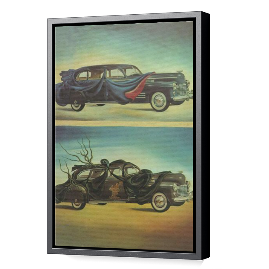 Thumbnail for Canvas - Black Floating Frame