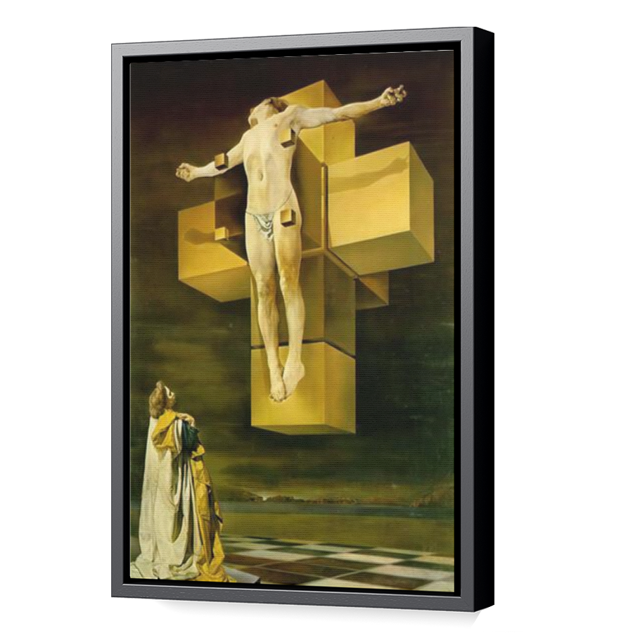 Thumbnail for Canvas - Black Floating Frame