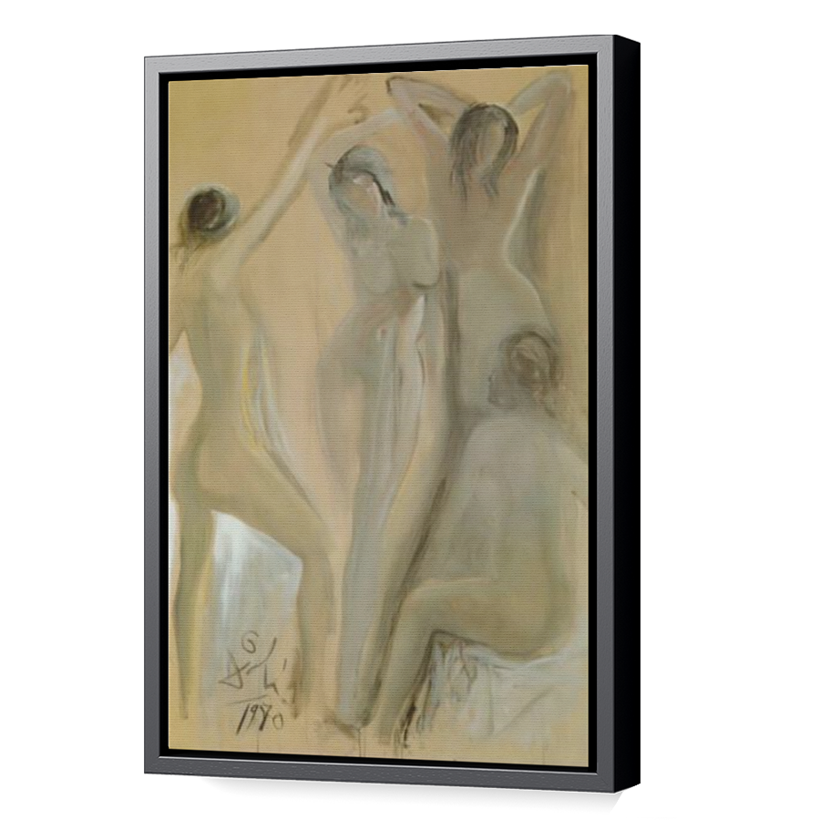 Thumbnail for Canvas - Black Floating Frame