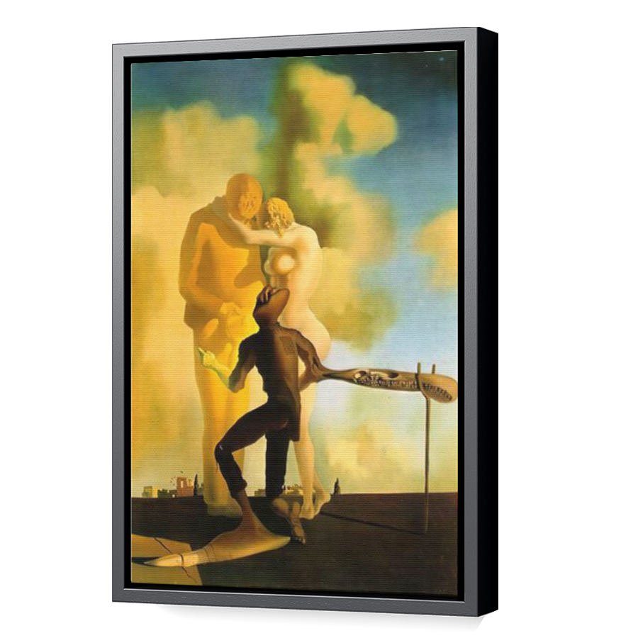 Thumbnail for Canvas - Black Floating Frame