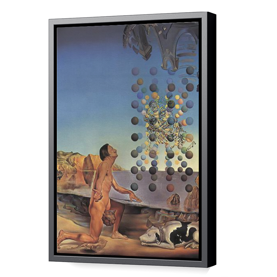 Thumbnail for Canvas - Black Floating Frame