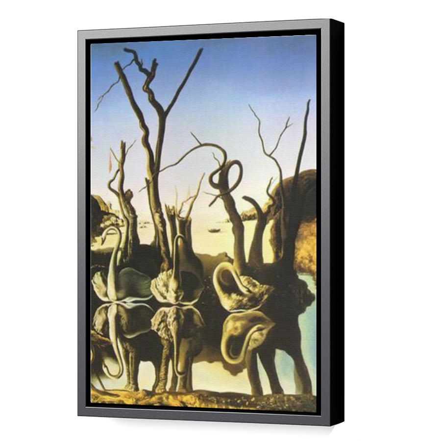Thumbnail for Canvas - Black Floating Frame