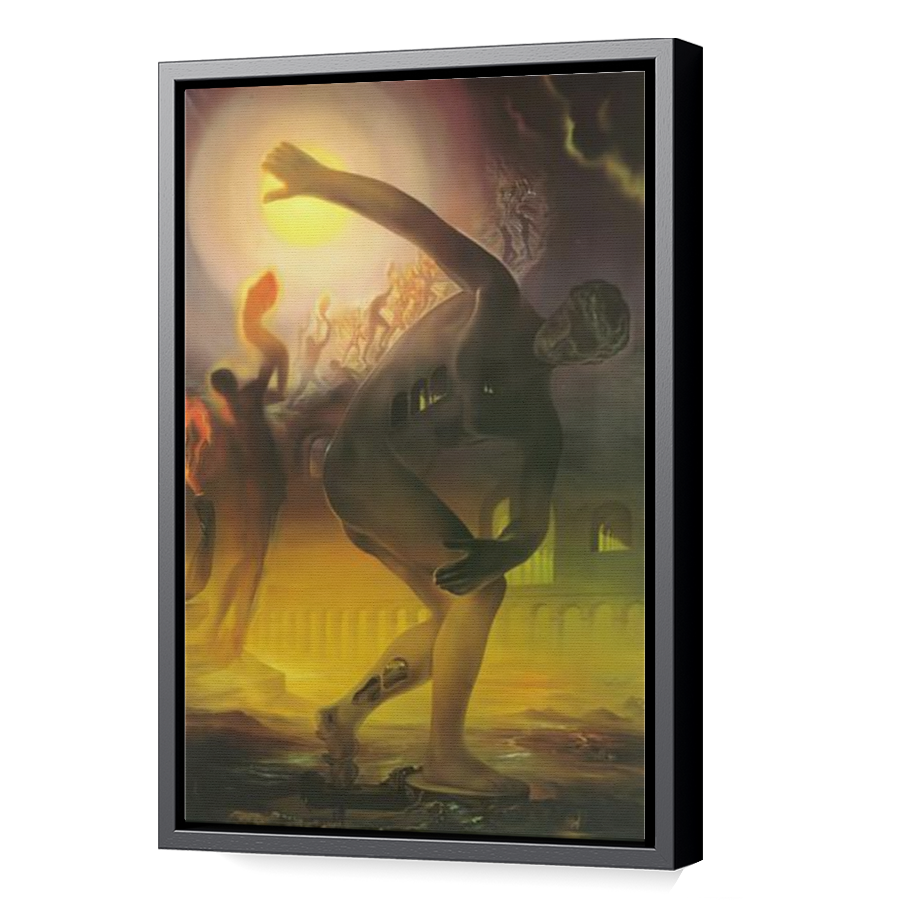 Thumbnail for Canvas - Black Floating Frame
